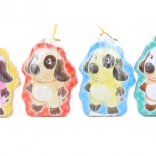 Pușculiță metalică cu motiv cățel, cu lacăt