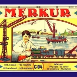 Set de construcție din metal MERKUR classic – 183 de modele