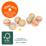 Pentanque din Lemn pentru Copii și Adulți