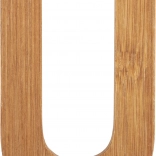 Literă U din bambus small foot