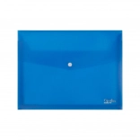 Mapă volumetrică A4 Opaline cu capsă, albastră, set 5 buc.