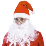 Barbă lungă, albă ca zăpada, de Moș Crăciun, pe elastic