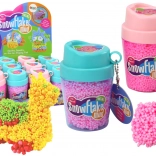 Bile de spumă roz Squishy în recipient