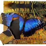 Fluturele și ciclul său de viață - Puzzle din lemn stratificat 19 piese