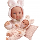Antonio Juan Kika păpușă realistă bebeluș 27 cm cu corp moale și membre articulate