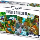 Puzzle Fabulele lui La Fontaine 4în1 (24, 35, 48, 60 piese)