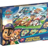 Puzzle de podea interactive PATRULA CÂINILOR cu stilou electronic 70 × 100 cm (24 piese)