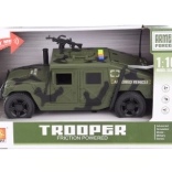 Mașină militară pe baterii cu lumini și sunete