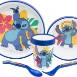 Set de masă pentru copii 5 în 1 cu motiv Stitch