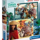 Puzzle Raya și dragonul 2x60 piese