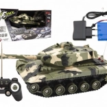 RC Tank cu Control de la Distanță și Efecte Sonore pe Baterii