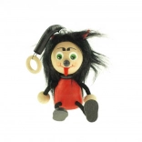 Drăcușor pe arc – figurină suspendată din lemn