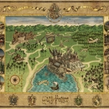 Puzzle HARRY POTTER harta Hogwarts 1500 piese Ravensburger