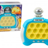 Joc interactiv Pop It – cârtiță spațială cu lumini și sunete, albastru