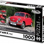Puzzle RETRO-AUTA Fiat 600 D (1966) – 1000 piese