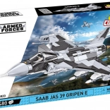 Set de construcție Vânătoare SAAB Jas 39 Gripen E - 480 cărămizi