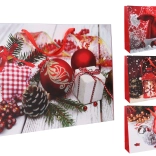 sac cadou din hârtie L, motiv de Crăciun 44 × 31 × 12 cm