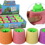 Jucărie Antistres Broască Verde Săltăreață