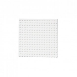 Placă de construcție dublă față 16x16 albă