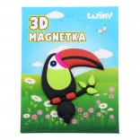 Magnet decorativ 3D tucan