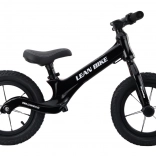 Bicicletă de echilibru Magnezio RS cu cadru de magneziu ultraușor, roți EVA de 12" – negru