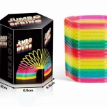 Spirală jumbo colorată cu sclipici