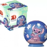 3D puzzleball DISNEY Stitch & Angel 54 piese de la Ravensburger