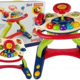 Premergător interactiv cu volan 3 în 1 pentru sugari