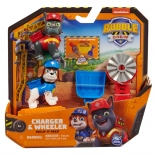 Rubble & Crew Charger și Wheeler set de construcție cu nisip kinetic