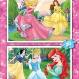 Puzzle DISNEY prințese 2×20 piese