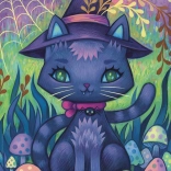 Puzzle HEYE Dreaming: pisică vrăjitoare 1000 piese