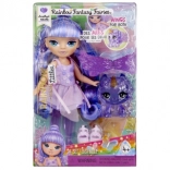 Rainbow High surioara mică zână Amethyst (Purple) cu animăluț