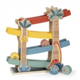 Pista de lemn Dino pentru copii