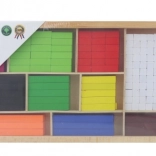 VIGA bețișoare Cuisenaire din lemn, 308 bucăți