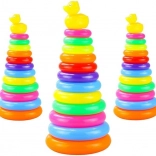 Piramida de inele colorate