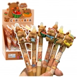 Pix automat cu cerneală albastră și capibara 3D, ștergător automat