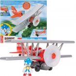 Sonic The Hedgehog set Biplanul Tornado cu figurină de la Jakks Pacific