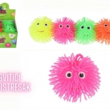 Minge antistres pufoasă cu lumină, 8 cm