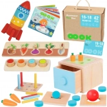 Cutie educațională Montessori Tooky Toy 7în1