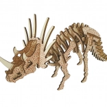 Puzzle 3D din lemn Triceratops