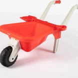 Roabă de plastic pentru copii cu lopățică DOLONI – roșie