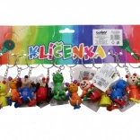 Breloc din lemn cu animal pentru chei