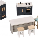 Mobilier pentru bucătărie pentru căsuța de păpuși