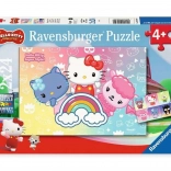 Puzzle 2×24 piese HELLO KITTY