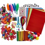 Set creativ pentru copii în cutie de plastic 12 × 21 × 12 cm