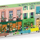 Puzzle panoramic Viața pariziană 1000 de piese