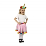 Costum de Fetiță Unicorn cu Fustă Tutu și Coroniță