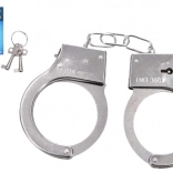 Cătușe metalice de poliție cu cheie pentru copii