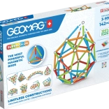 Geomag Supercolor set de construcție 142 piese din plastic reciclat