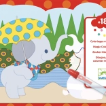 Cărți de colorat cu apă Distracții cu animale